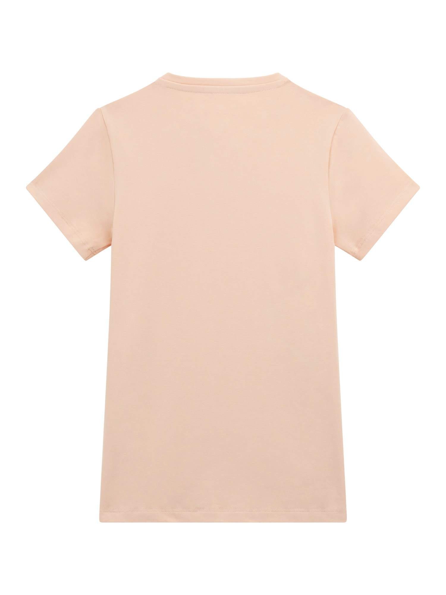 Guess Girls Peach Printed Regular Fit T-Shirt