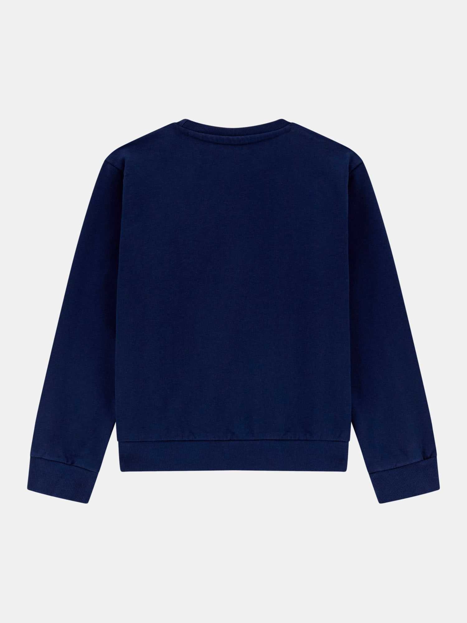 Guess Boys Secret Blue Logo Regular Fit Sweatshirt