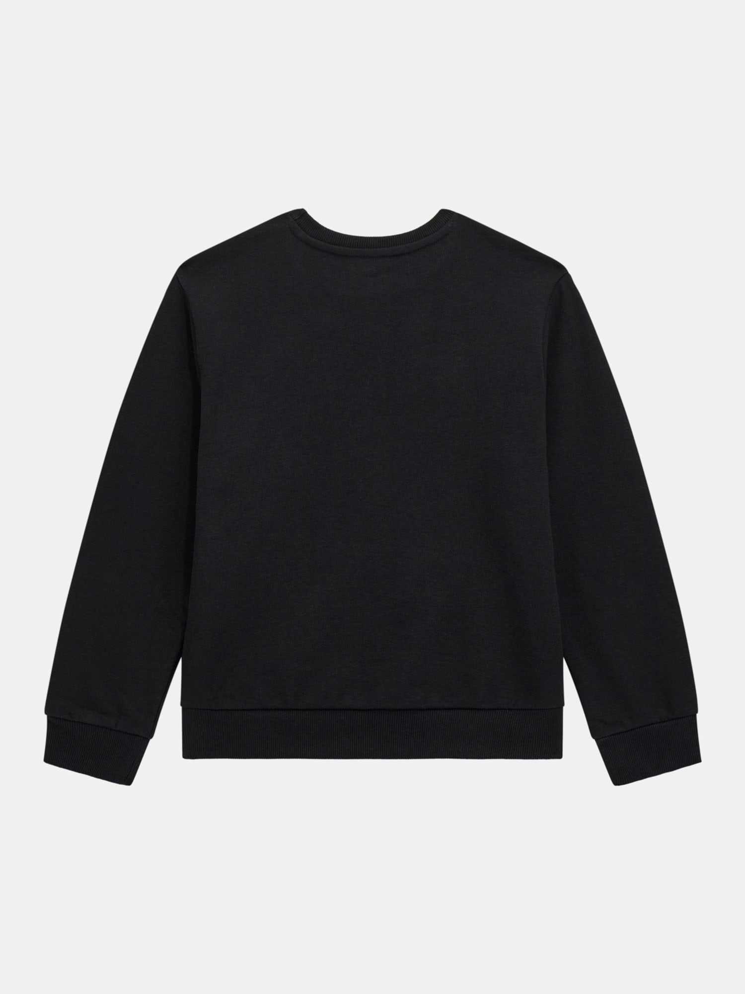 Guess Boys Jet Black A996 Logo Regular Fit Sweatshirt