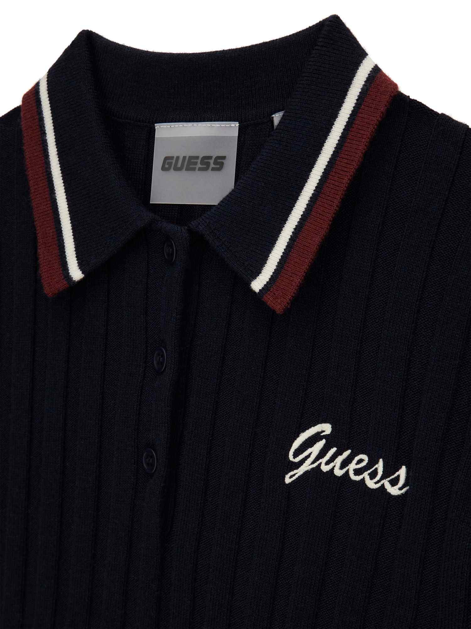 Guess Girls Blue Dream Textured Regular Fit Sweater