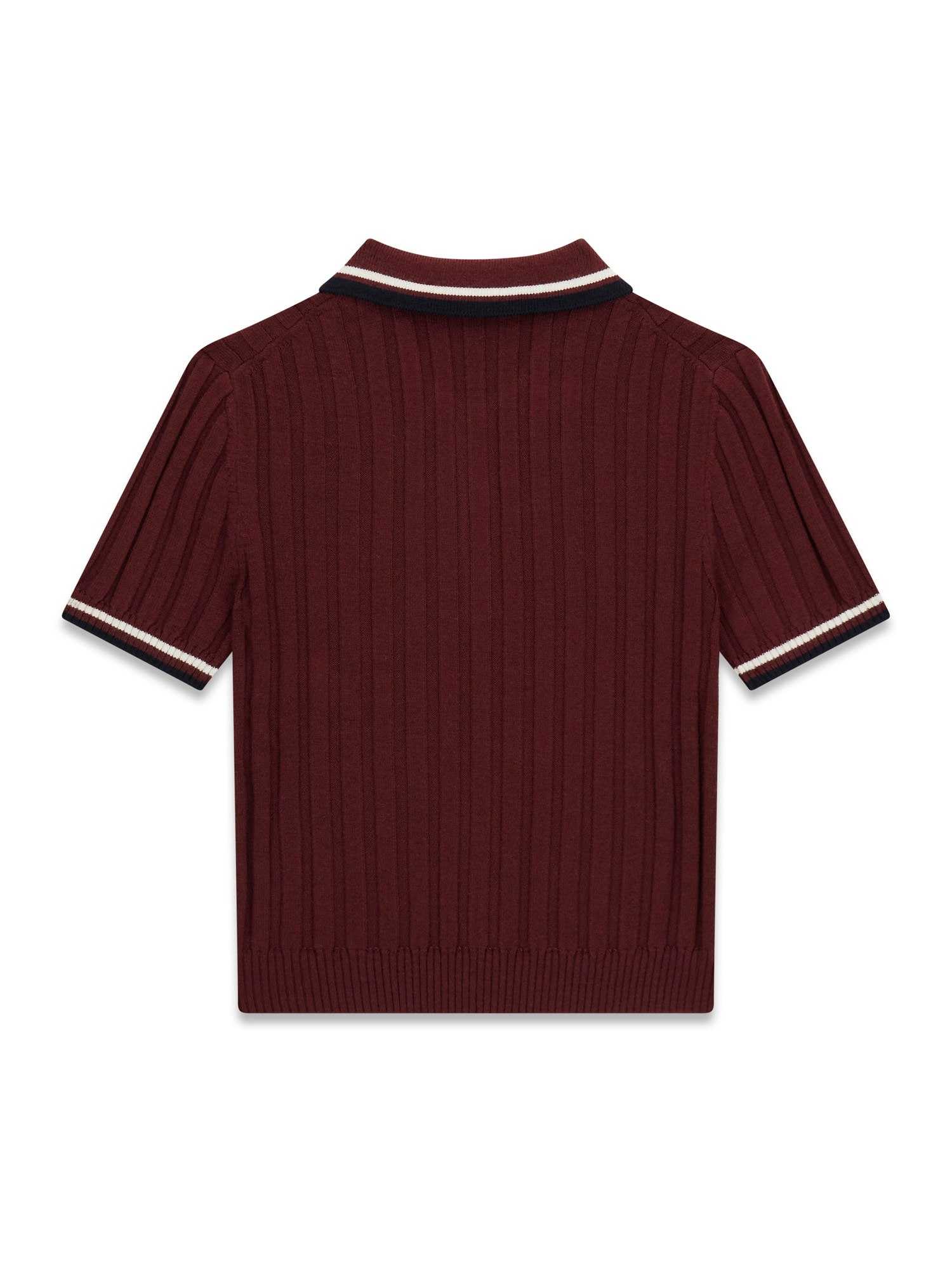 Guess Girls Maroon Textured Regular Fit Sweater