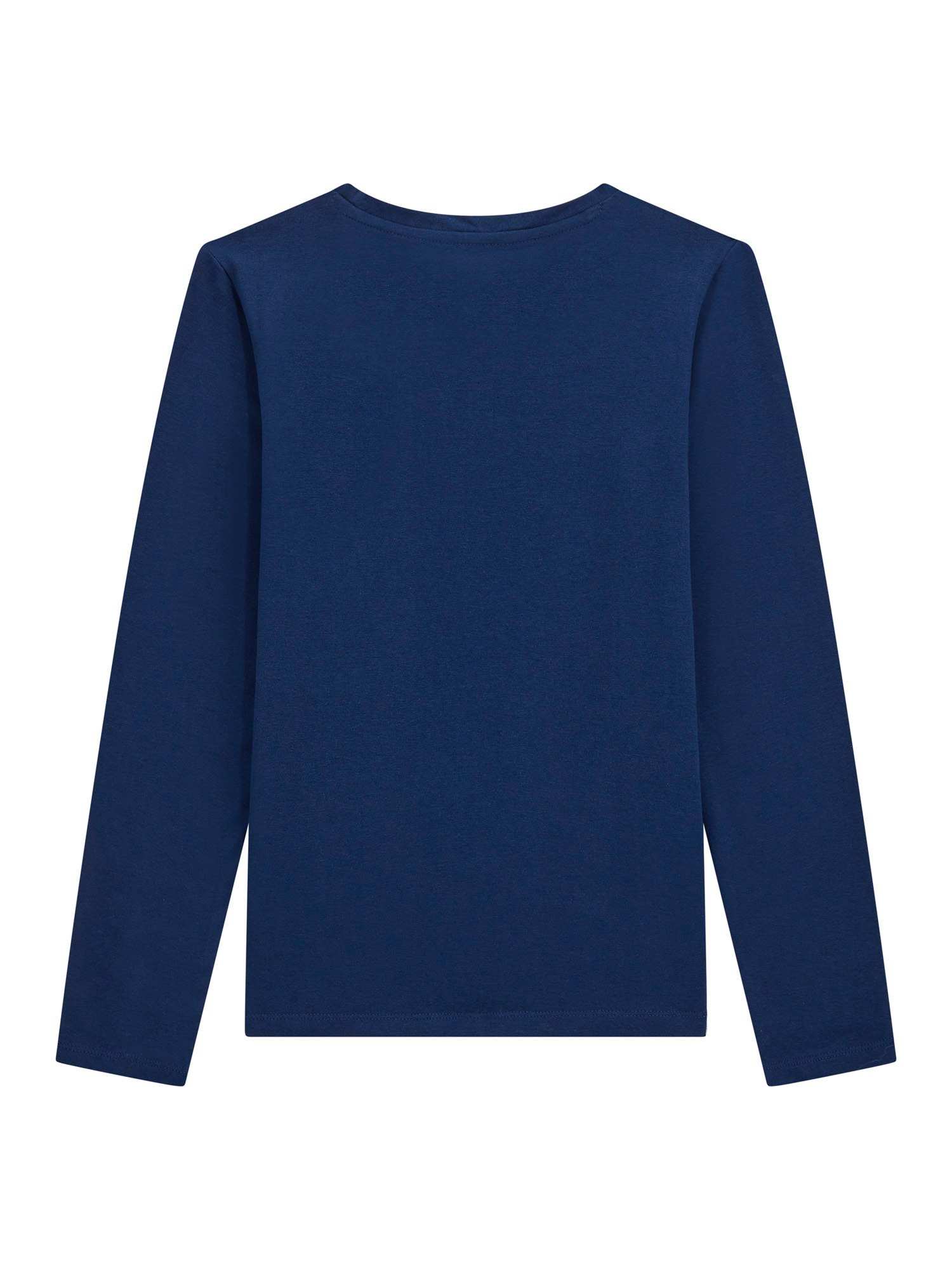 Guess Girls Secret Blue Printed Regular Fit T-Shirt