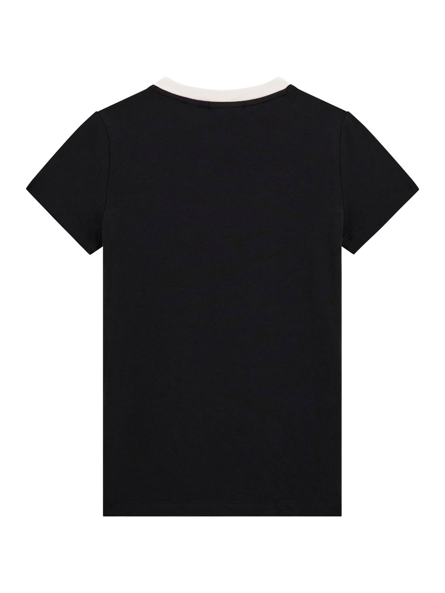 Guess Girls Jet Black A996 Logo Regular Fit T-Shirt
