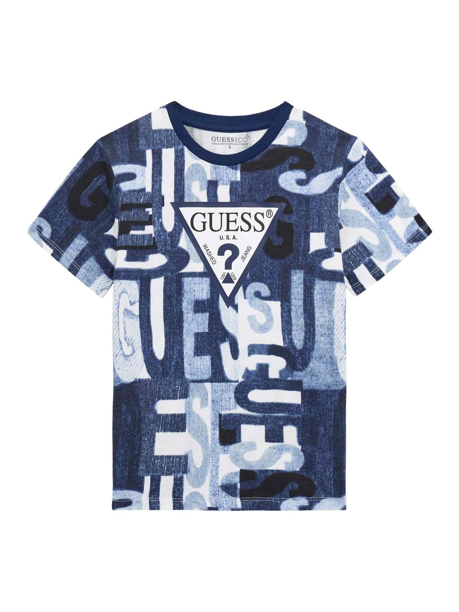 Guess Boys Multicolour Printed Regular Fit T-Shirt