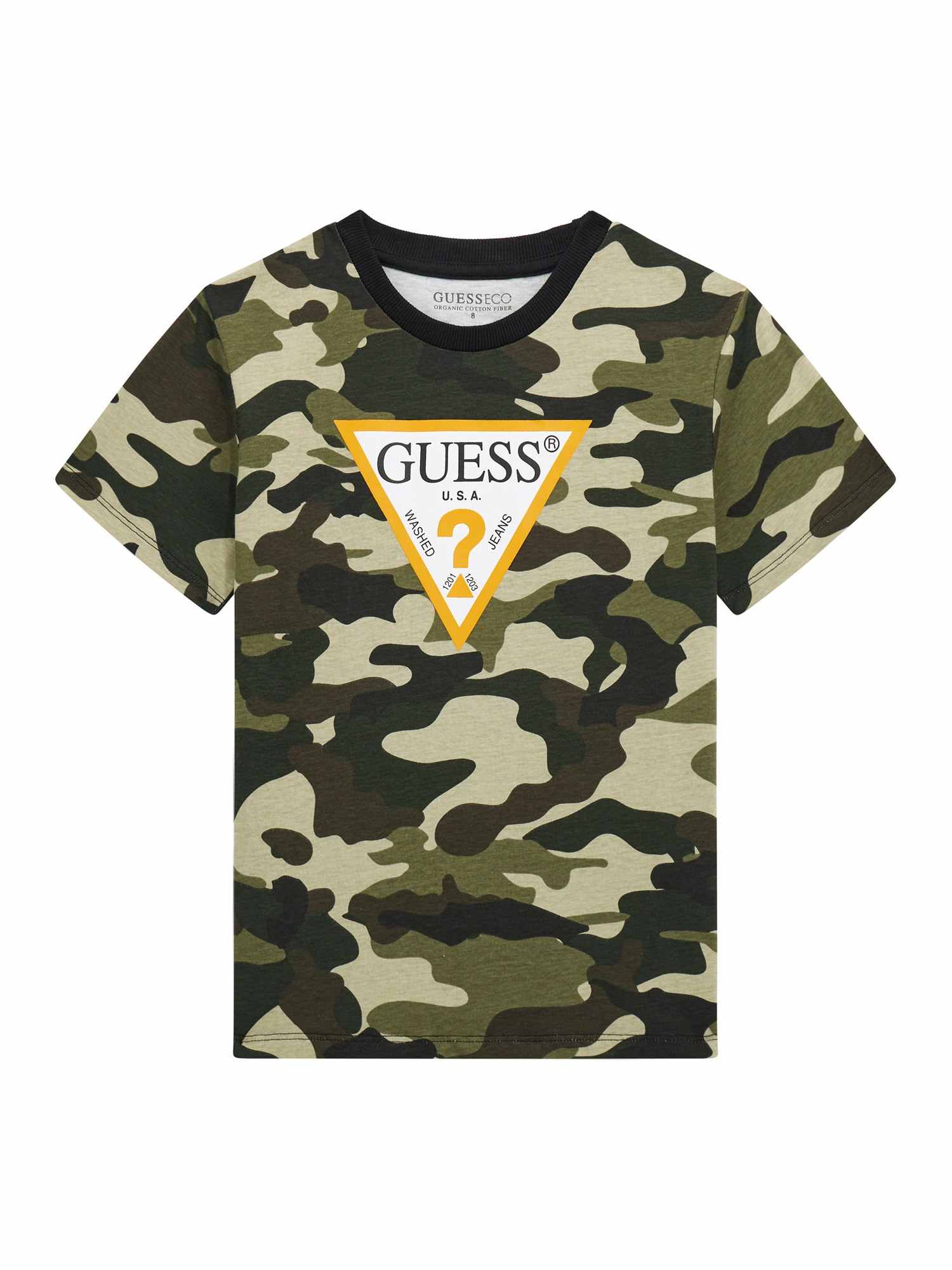 Guess Boys Multicolour Printed Regular Fit T-Shirt