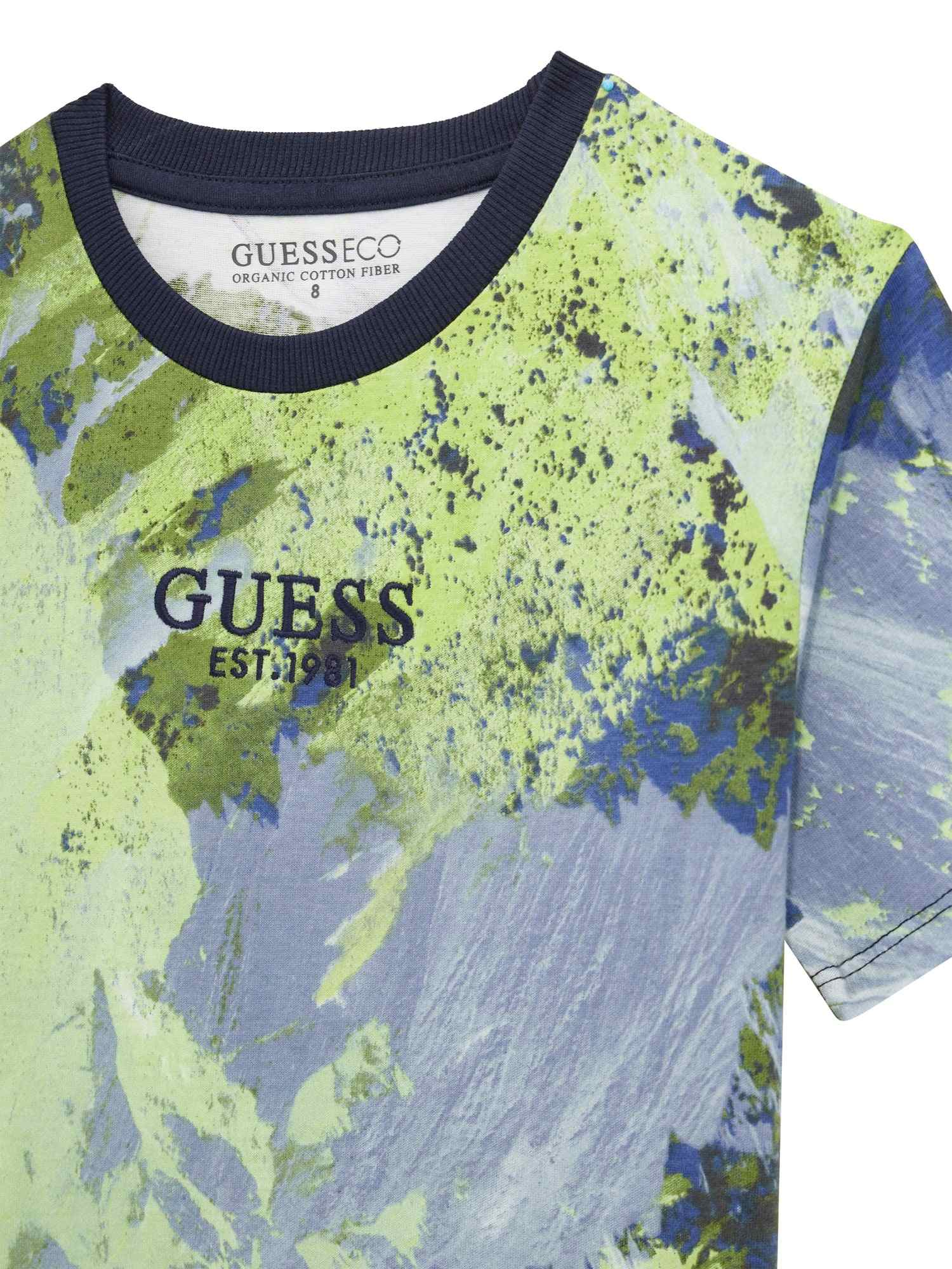 Guess Boys Multicolour Printed Regular Fit T-Shirt