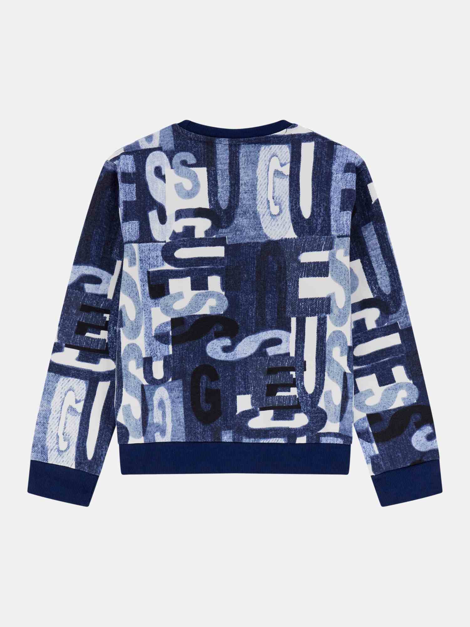 Guess Boys Multicolour Printed Regular Fit Sweatshirt