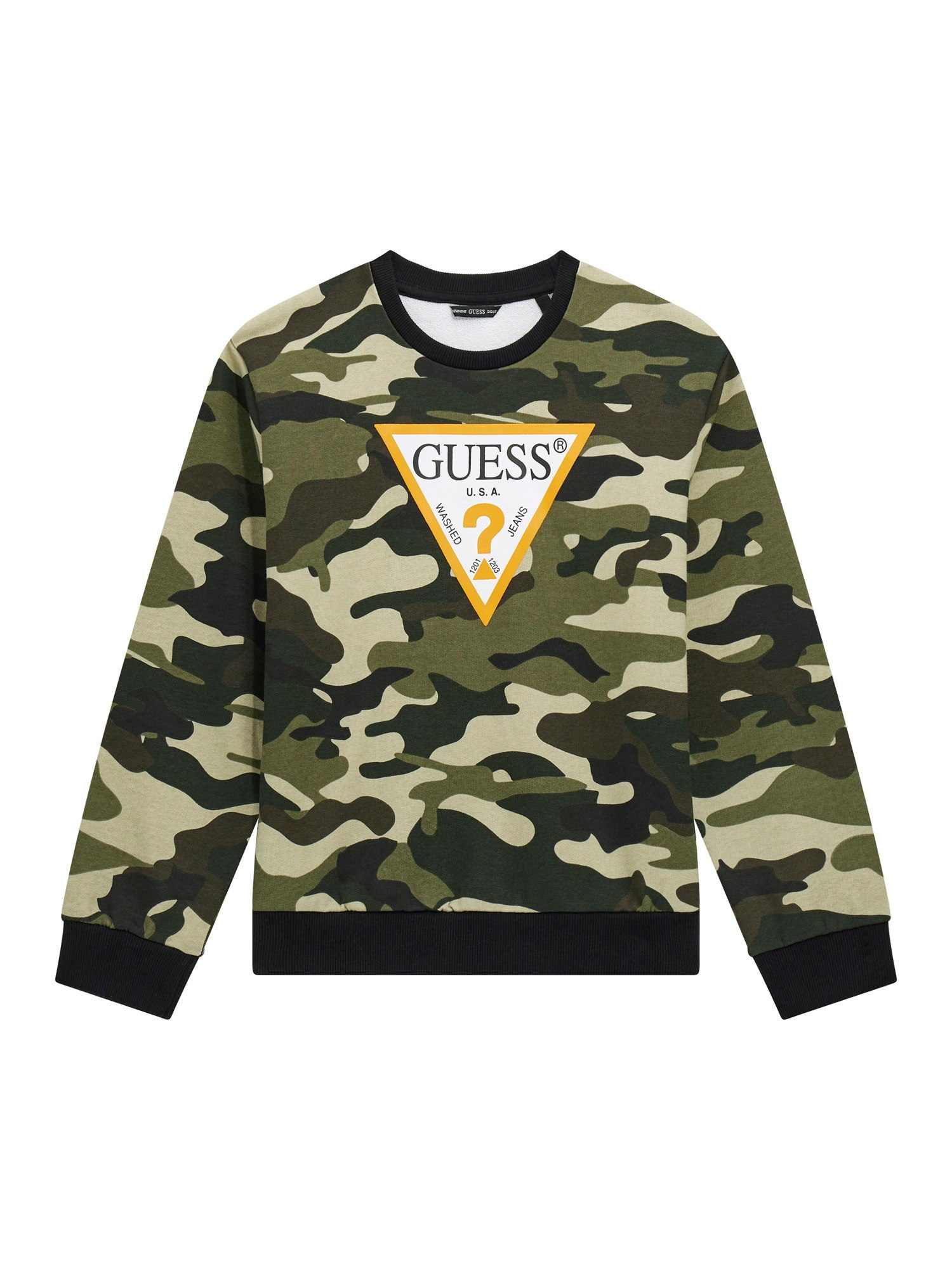 Guess Boys Multicolour Printed Regular Fit Sweatshirt