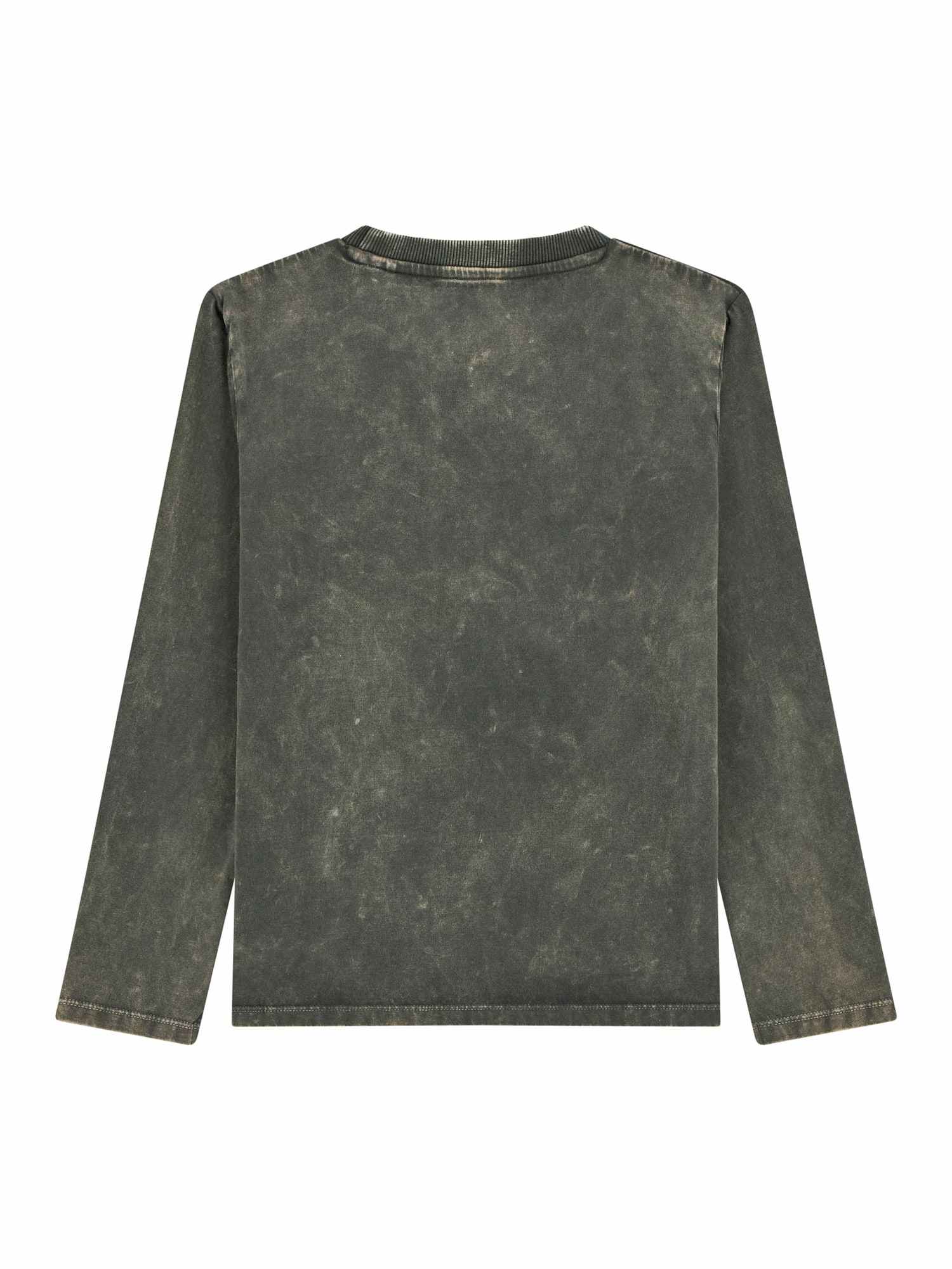 Guess Boys Faded Grey Tie-Dye Regular Fit T-Shirt