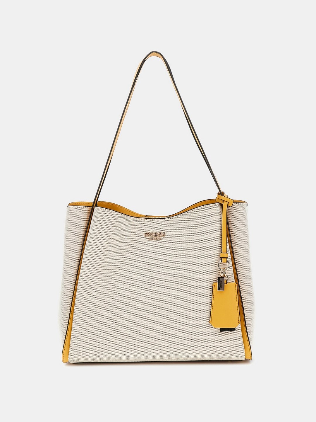 Guess Marigold Textured Nicolette Girlfriend Tote Bag