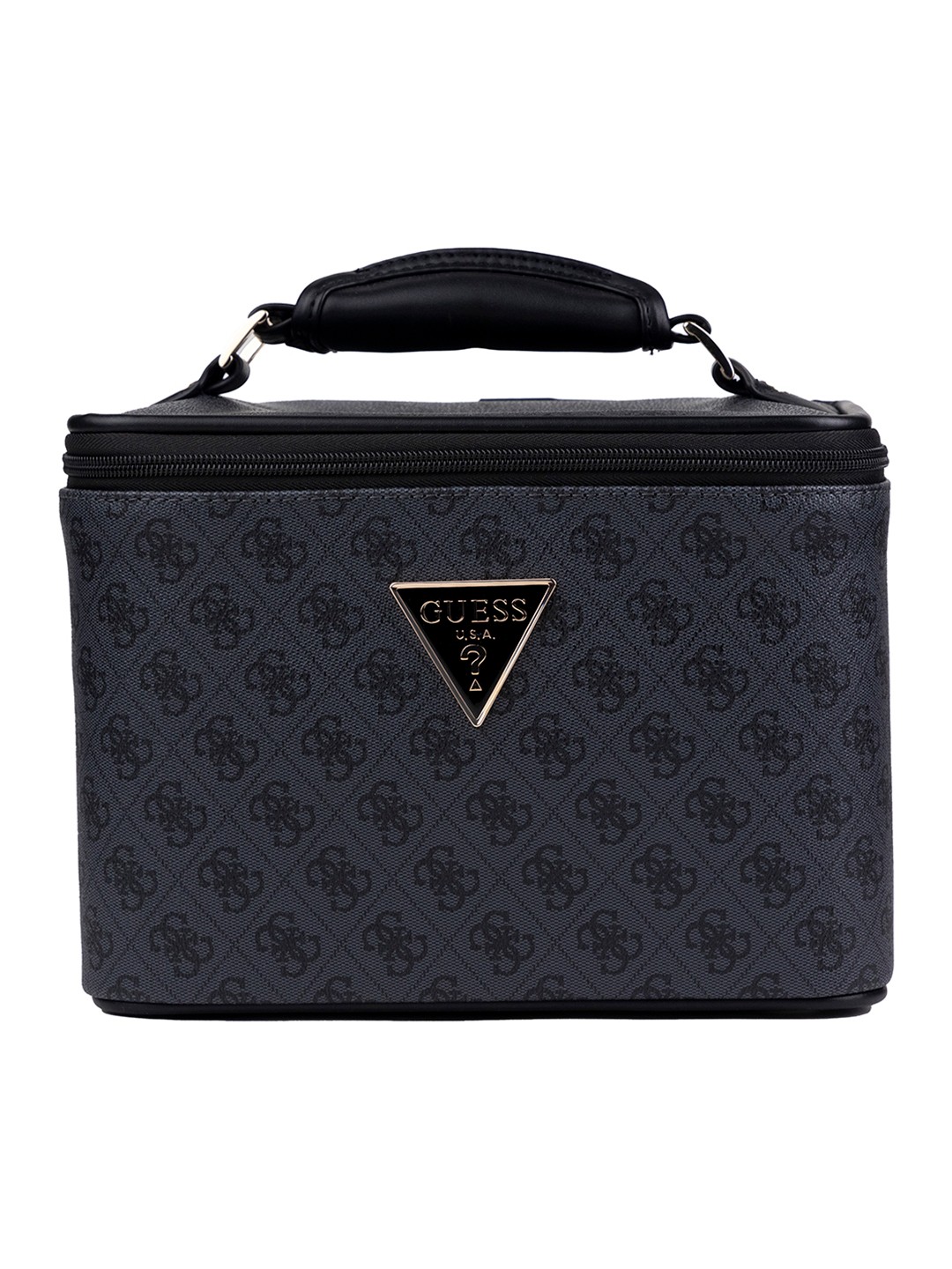 Guess Women Grey Monogram Vanity Box