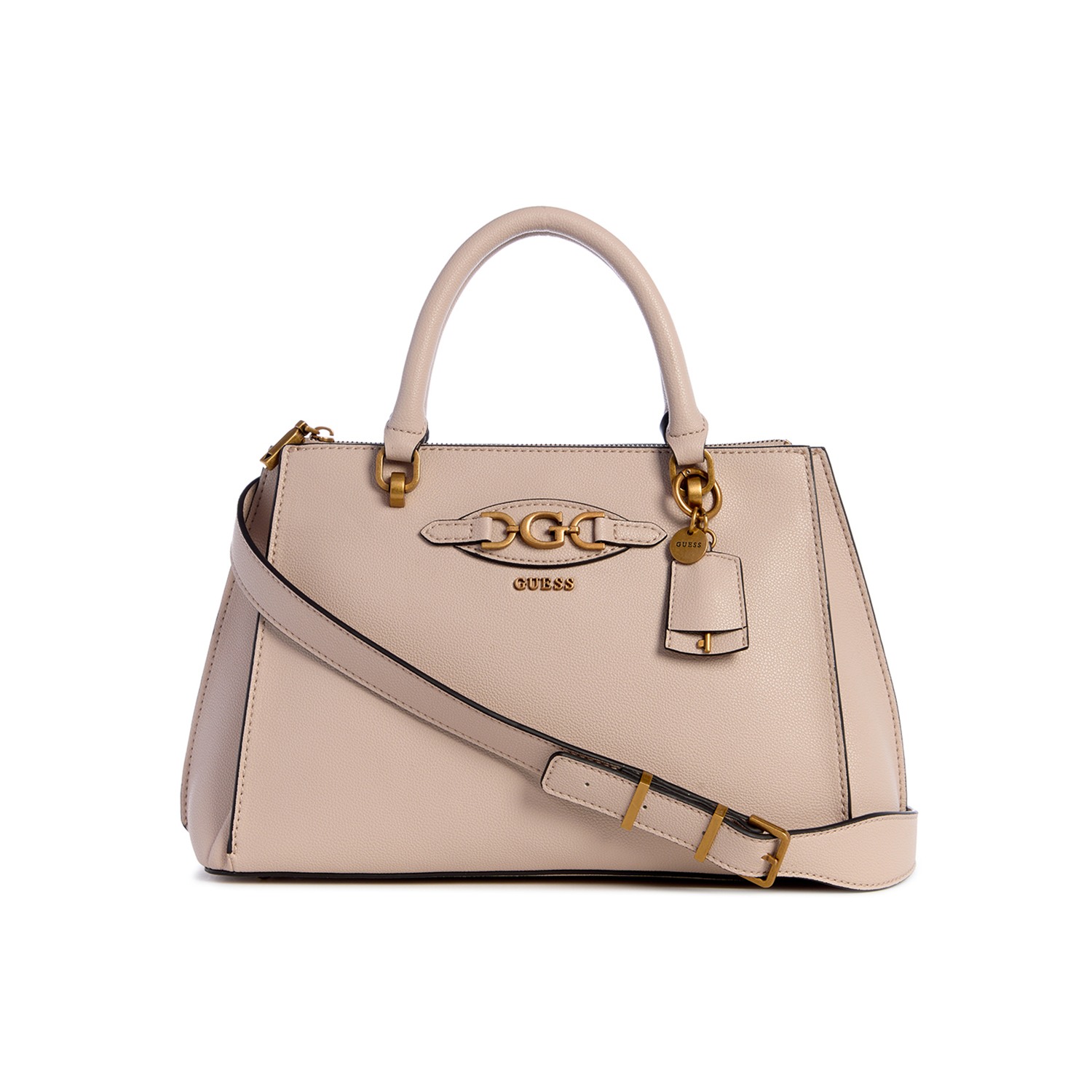 Guess Solid Malva Girlfriend Satchel Bag