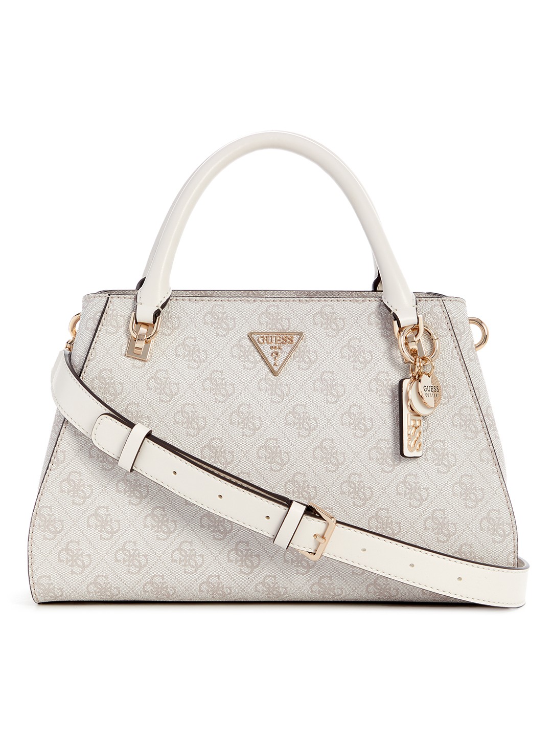 Dove Logo Printed Noelle Luxury Satchel Bag