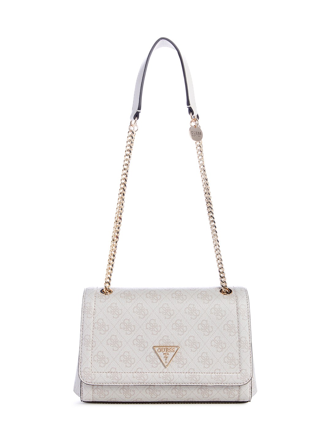 Guess Women's Grey Polyurethane Printed Crossbody Bag