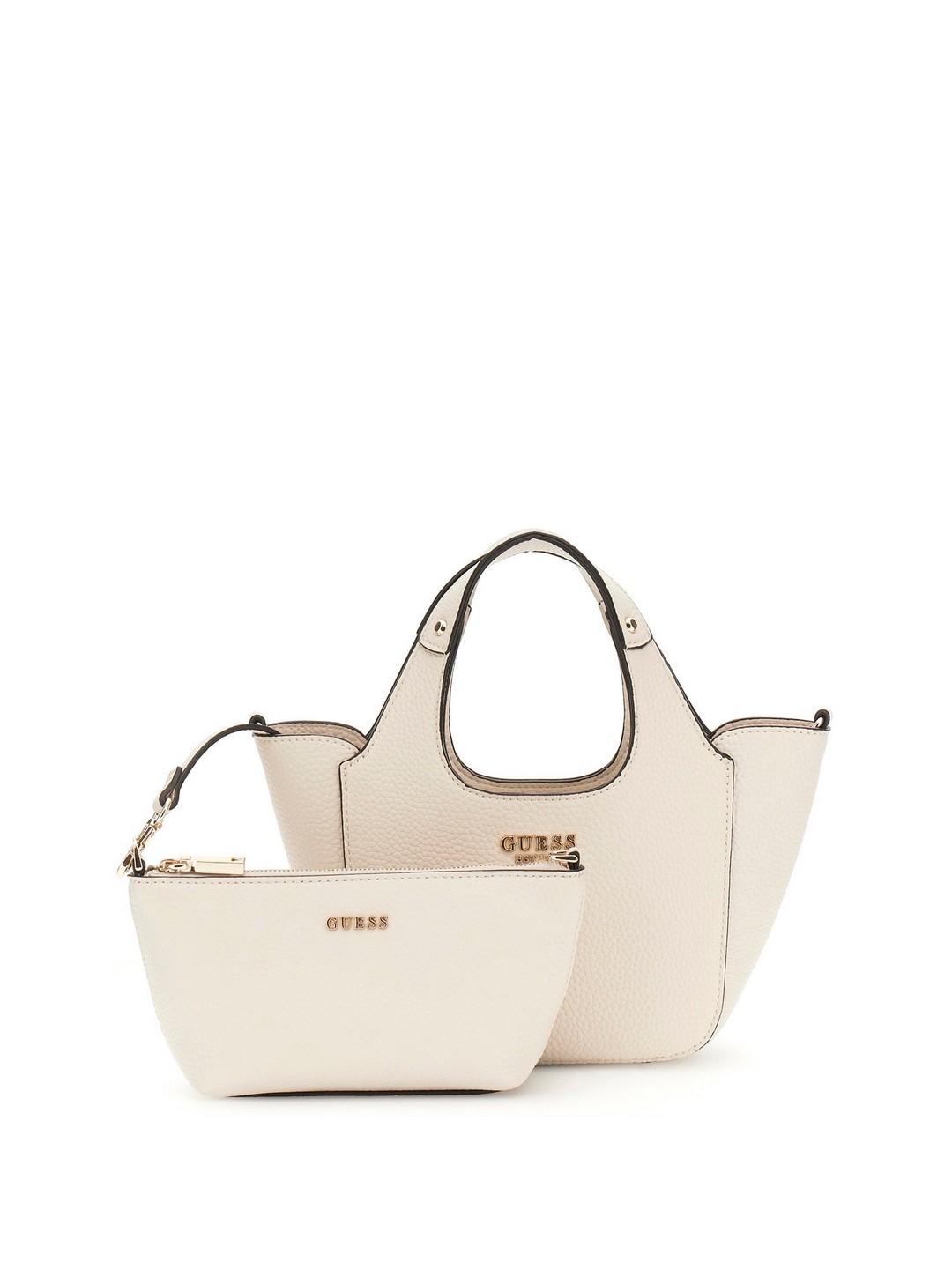 Guess Bone Solid Calista 2 In 1 Mini Tote Bag