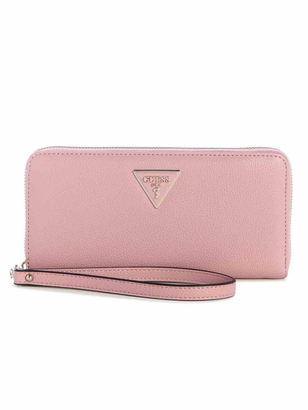 Pink Solid Laurel II Large Wristlet Wallet