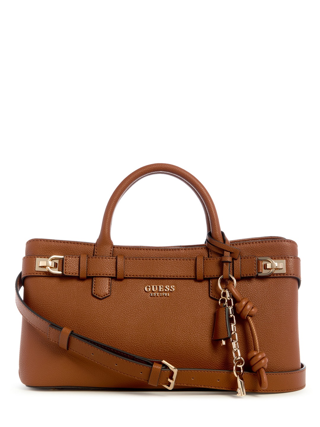 Cognac Solid Gregoria Girlfriend Satchel Bag