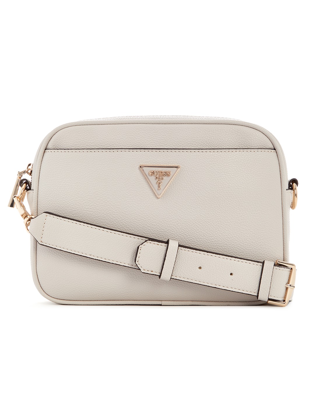 Ivory Solid Meridian Crossbody Camera Bag