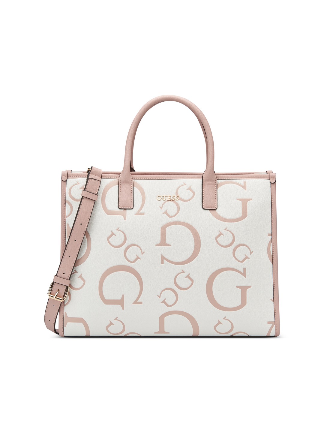 Guess Mauve Printed Spring Falls Carryall Tote