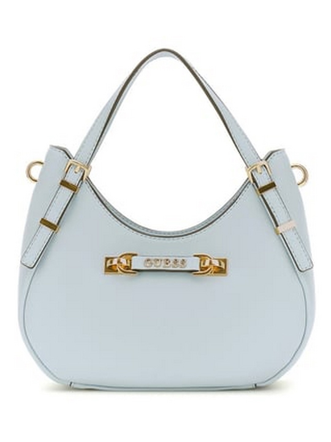 Guess Women Blue Solid Strap Handles Hobo Bag