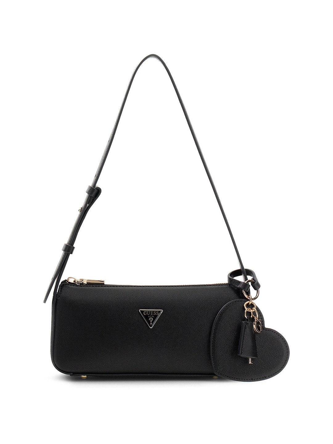 Women's Black Solid Pu Isobel Mini Shoulder Bag