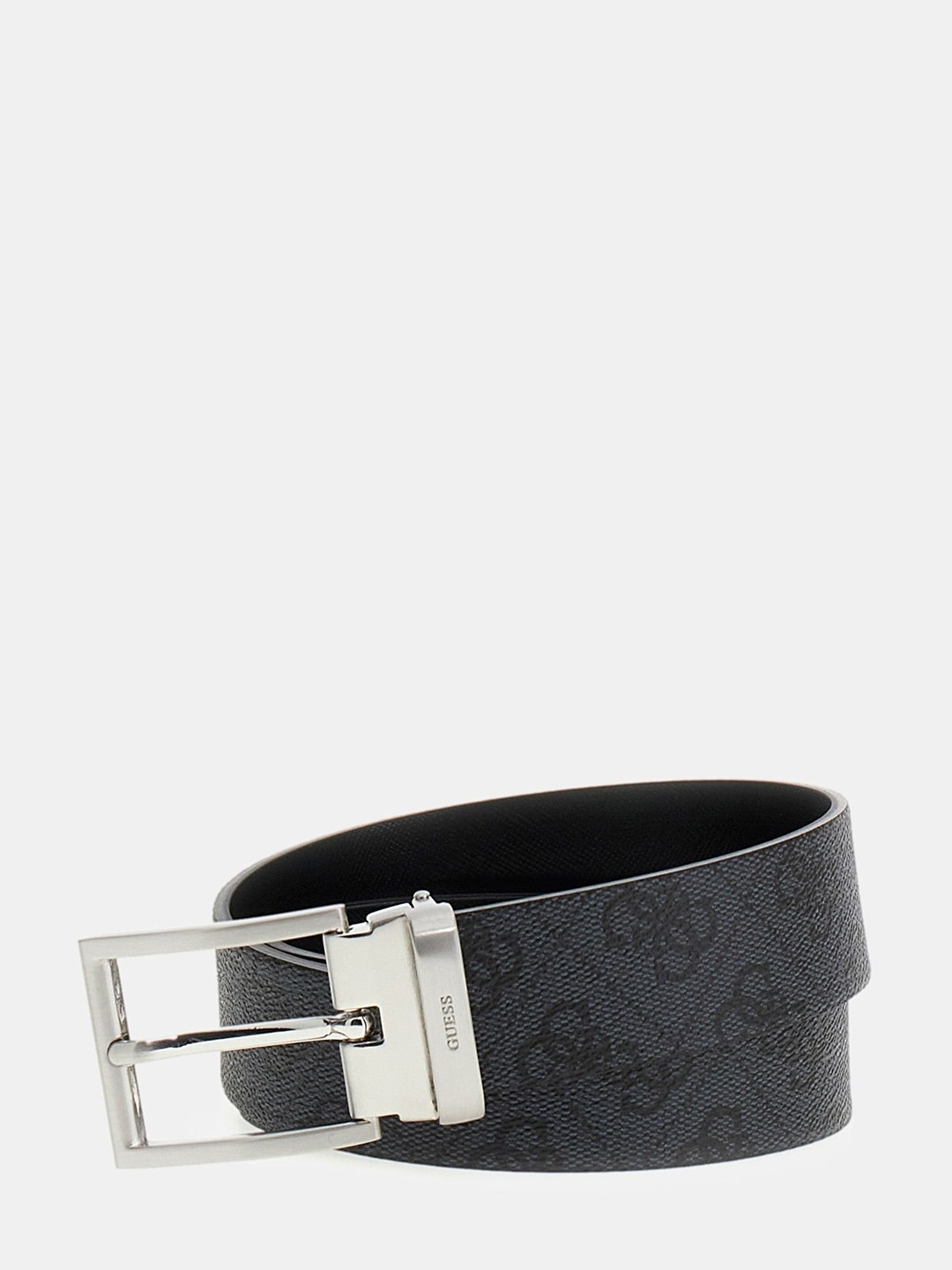 Bucarest Reversible Black Printed Belt