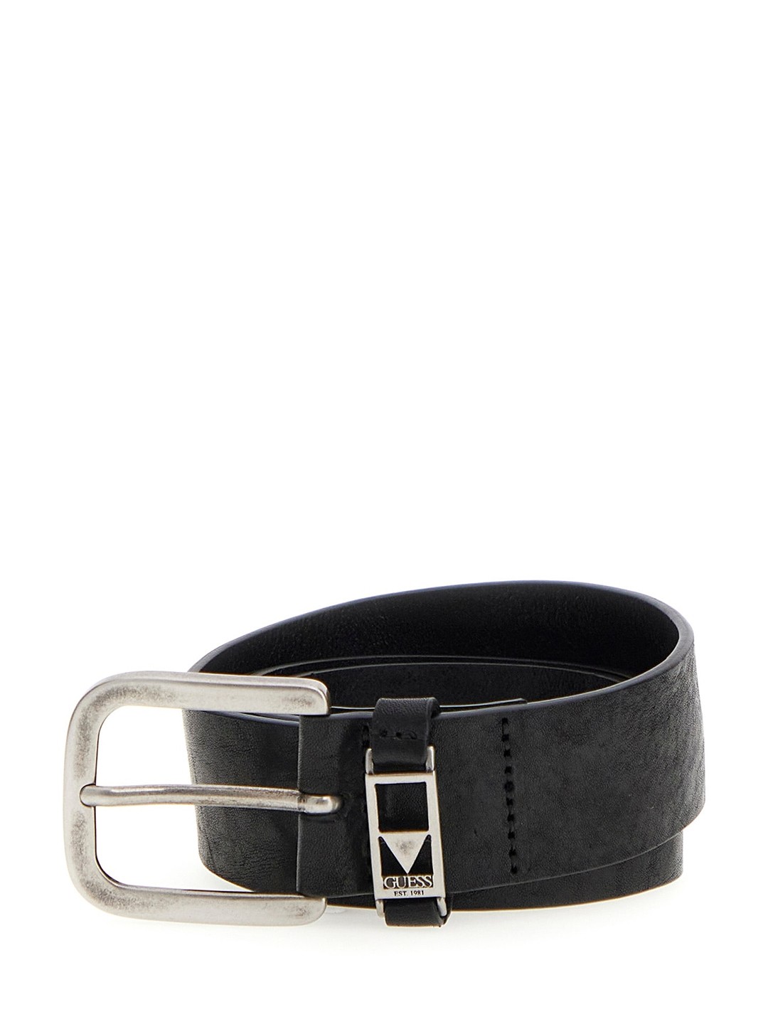 Bilbao Black Solid Belt