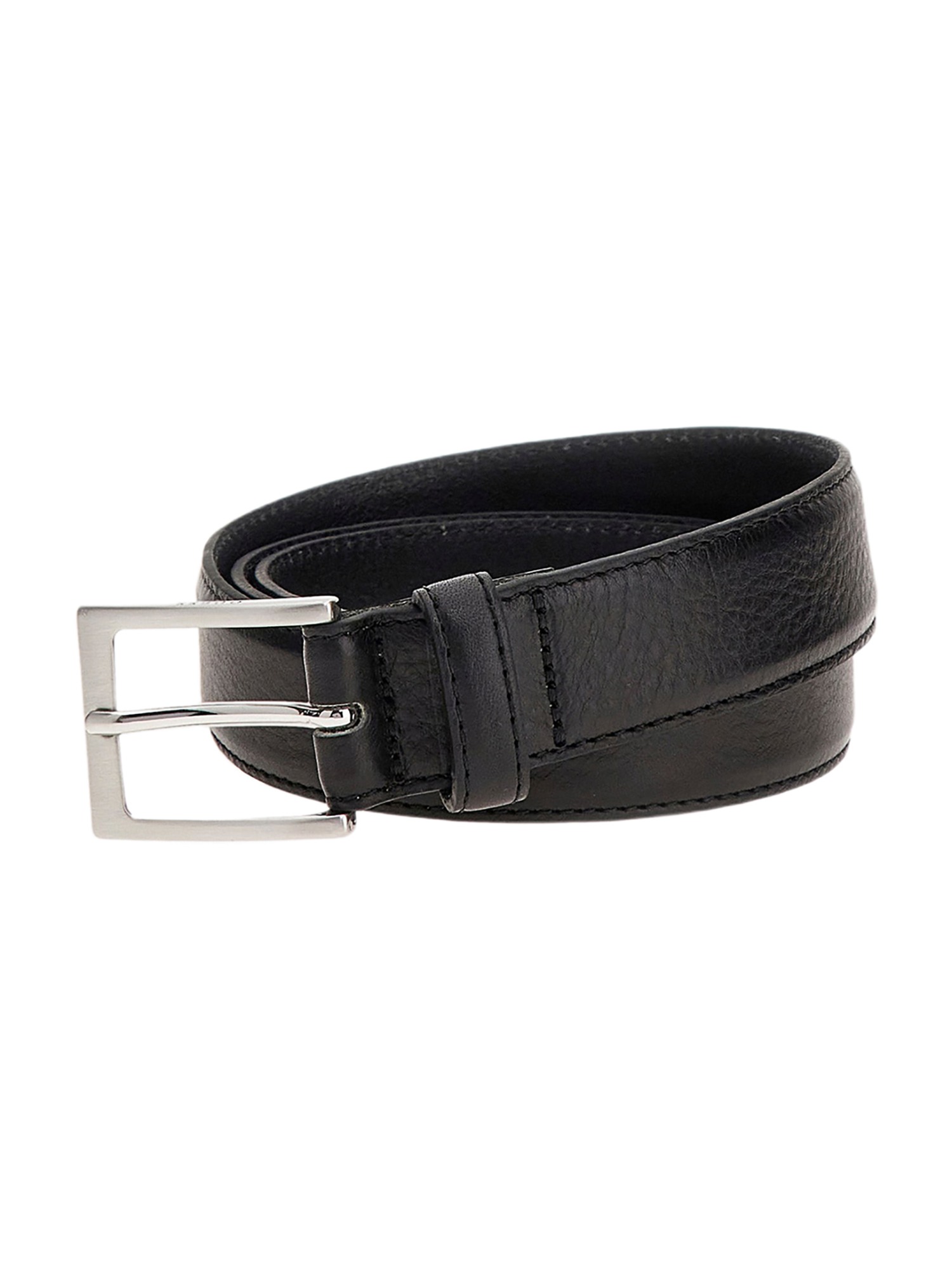 GUESS Black Leather Men's Belts