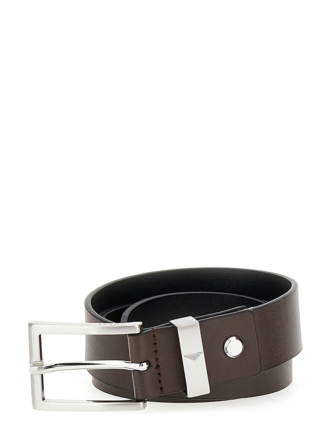 Men Brown Solid Belt