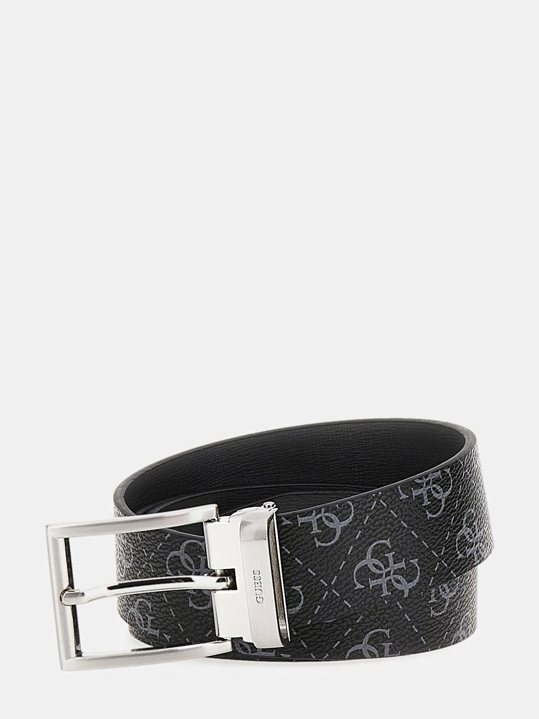 Men Black Printed Belt