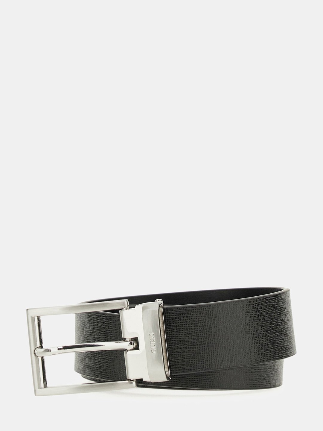 Men Black Solid Belt