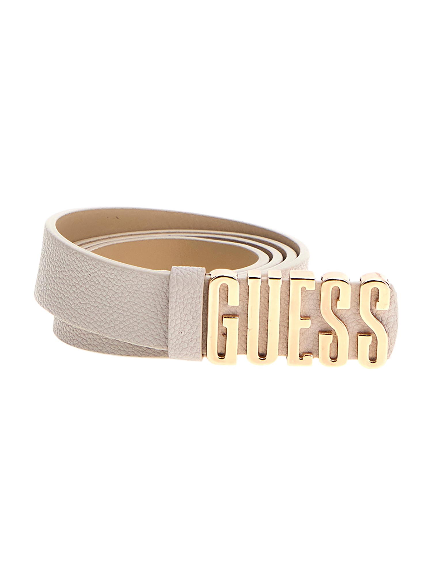 Guess Ivory Polyester Women's Pant Belt