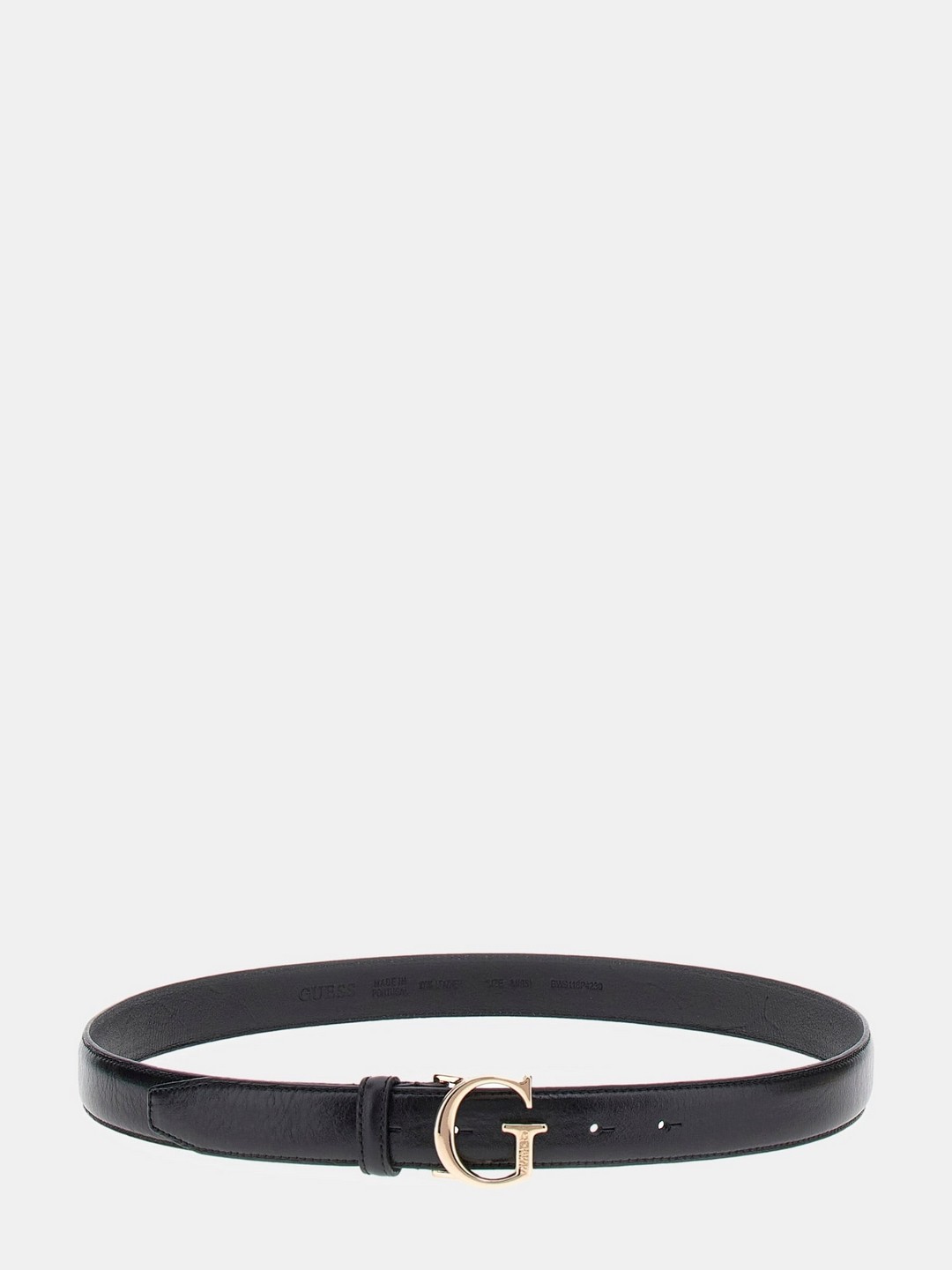 Women Black Solid Leather Belt