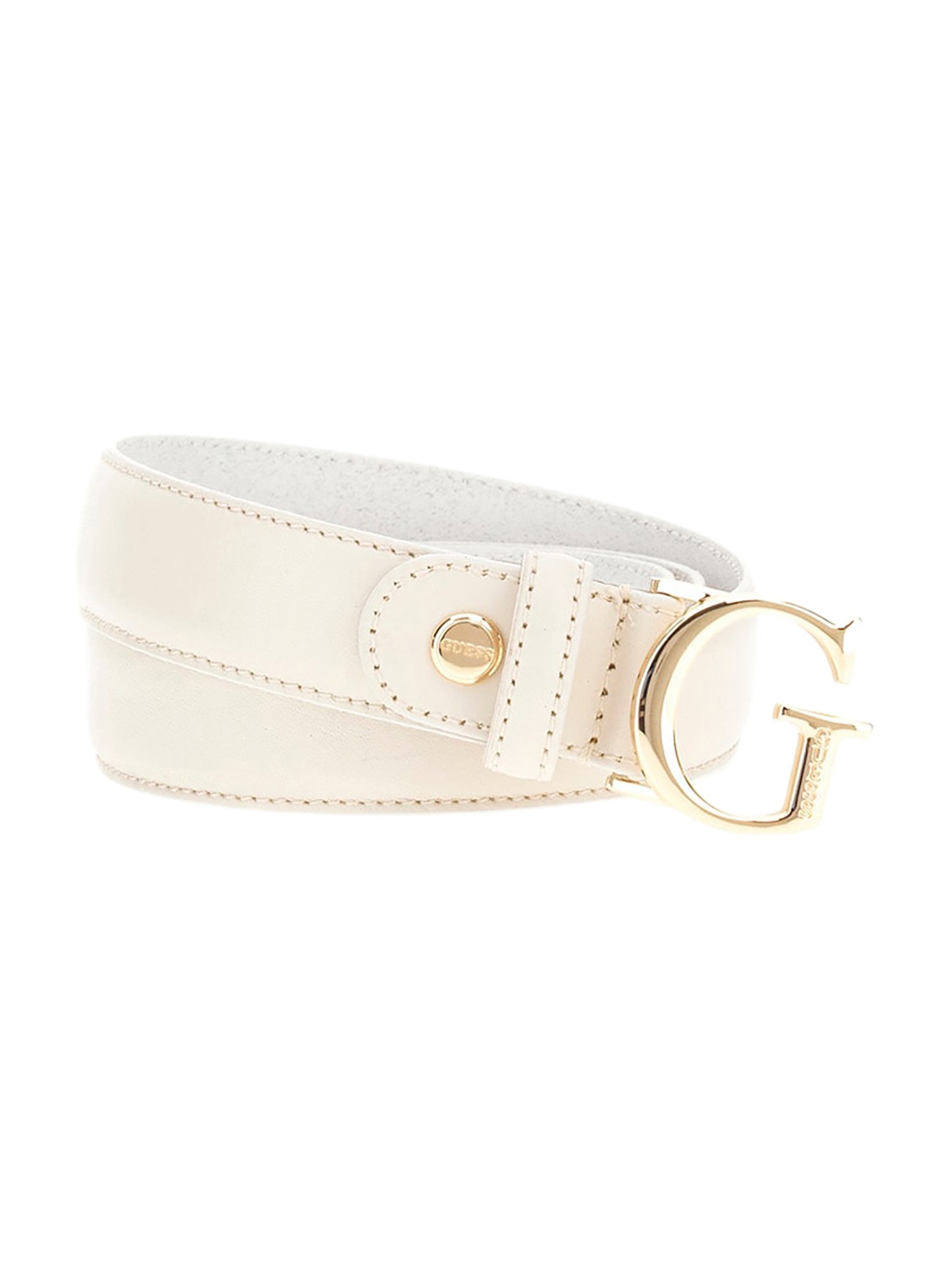 Guess Off White Leather Women's Not Reversible H30