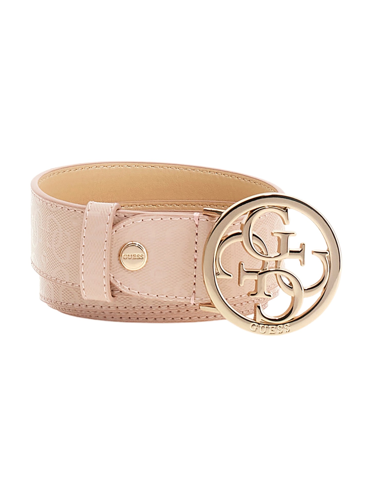 Guess Sand Polyester Women's Pant Belt