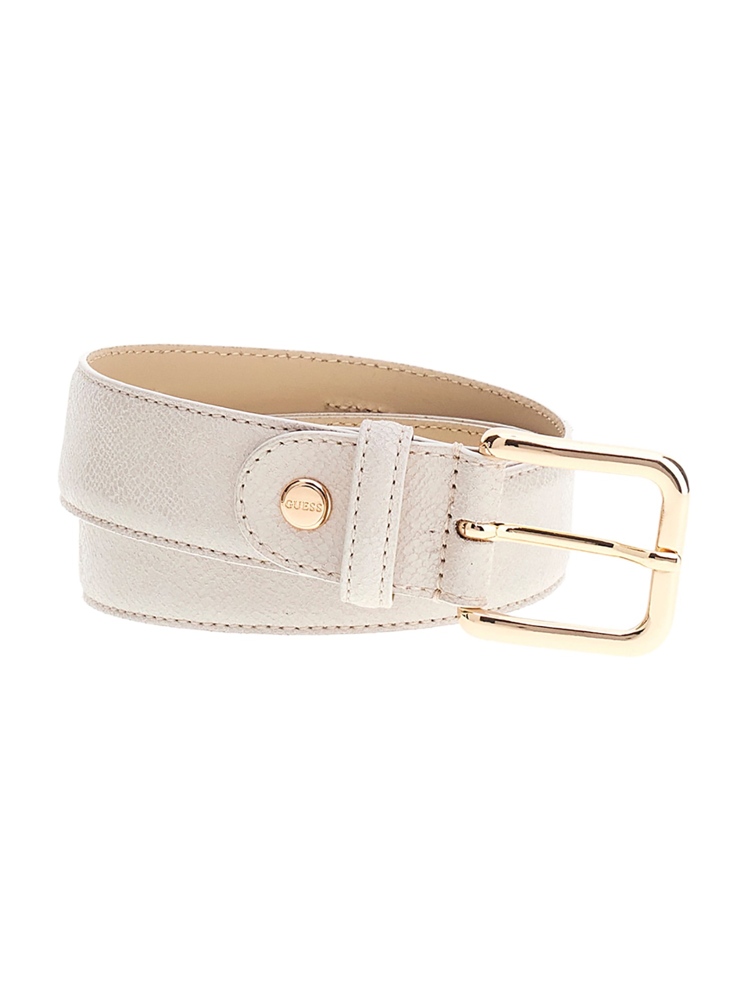 Guess Off White Leather Women's Not Reversible H20