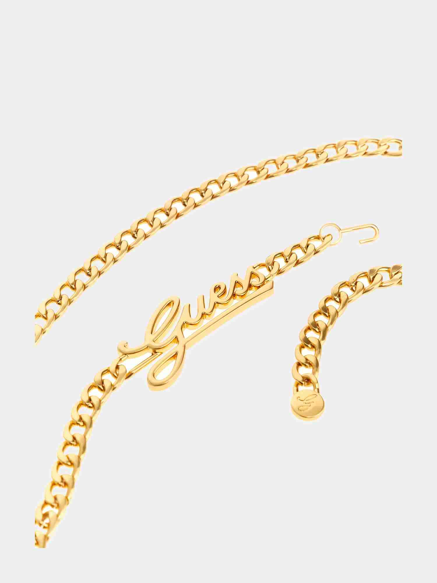 Women Hook Closure Metal Chain Belt