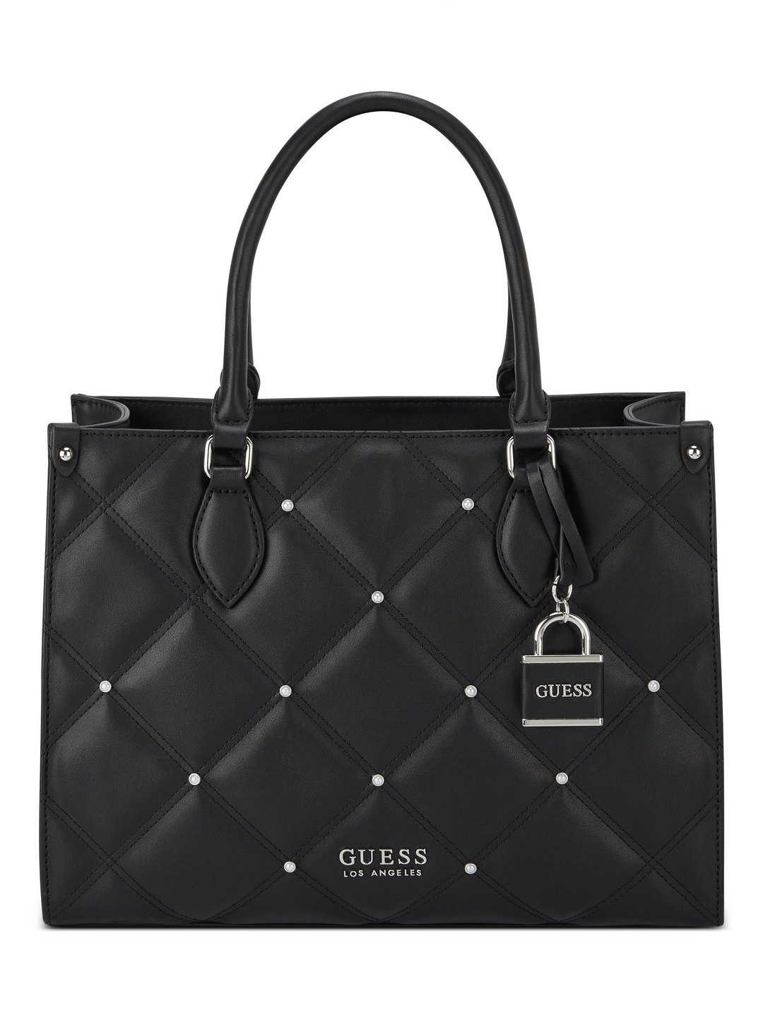 Black Quilted Holden Tote Bag