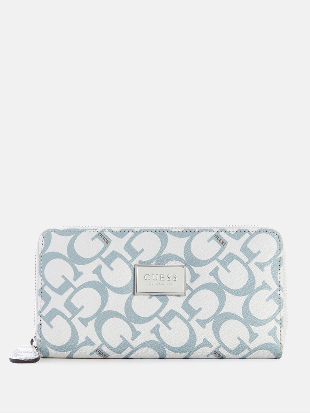 Blue Abree Medium Zip Around Wallet