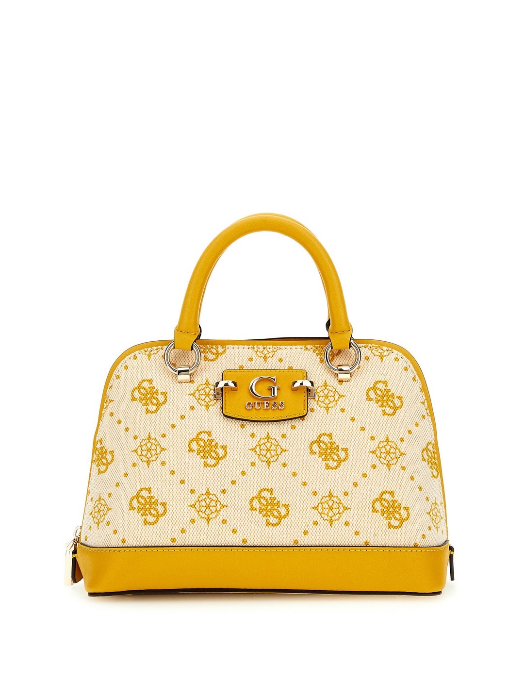 Guess Marigold Logo Printed Neda Dome Satchel Bag