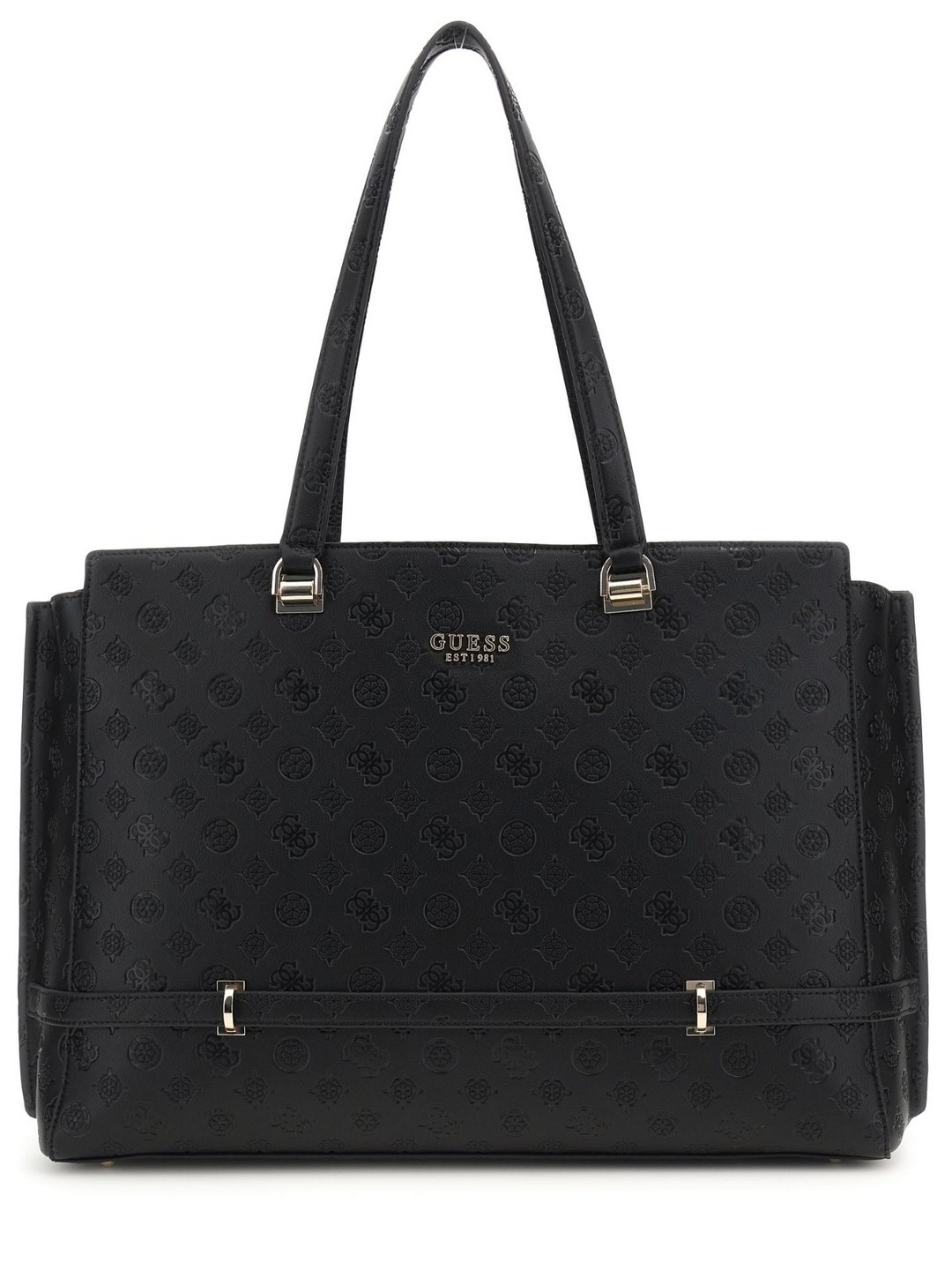Guess Black Textured Zarela Tote