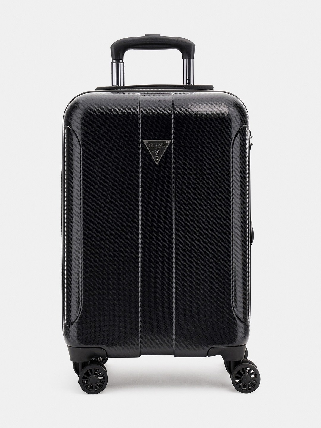 Guess Black Striped Trolley Bag