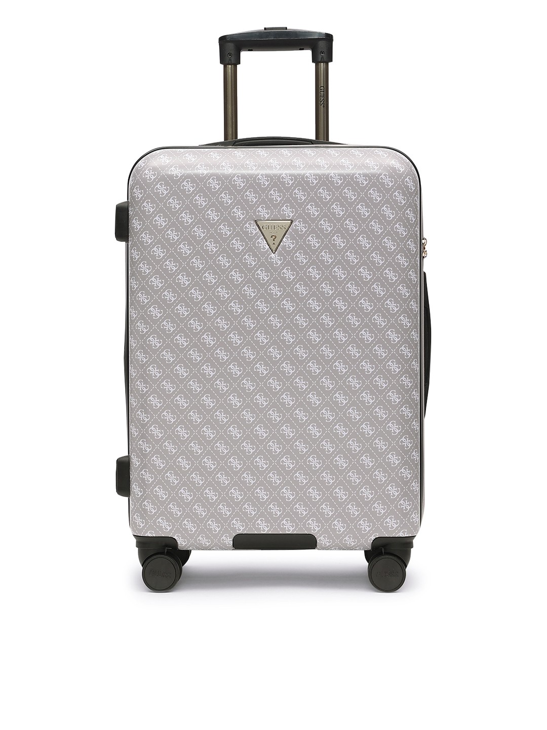 Guess Grey Printed Jesco 22 In 8-wheeler Trolley