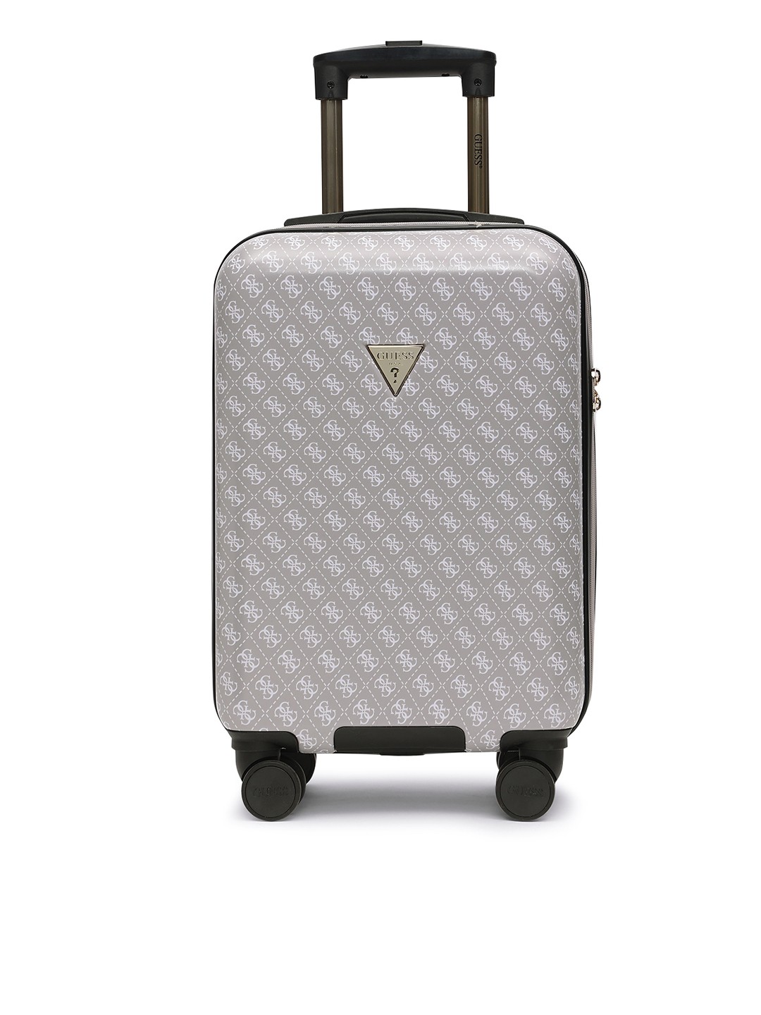 Guess Grey Printed Jesco 18 In 8-wheeler Trolley