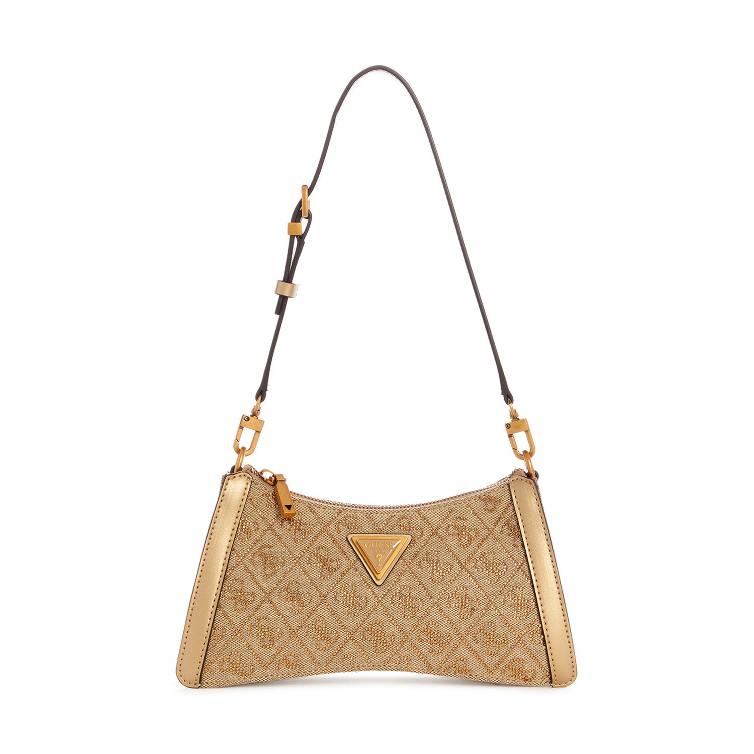 Guess Embellished Dili Top Zip Shoulder Bag