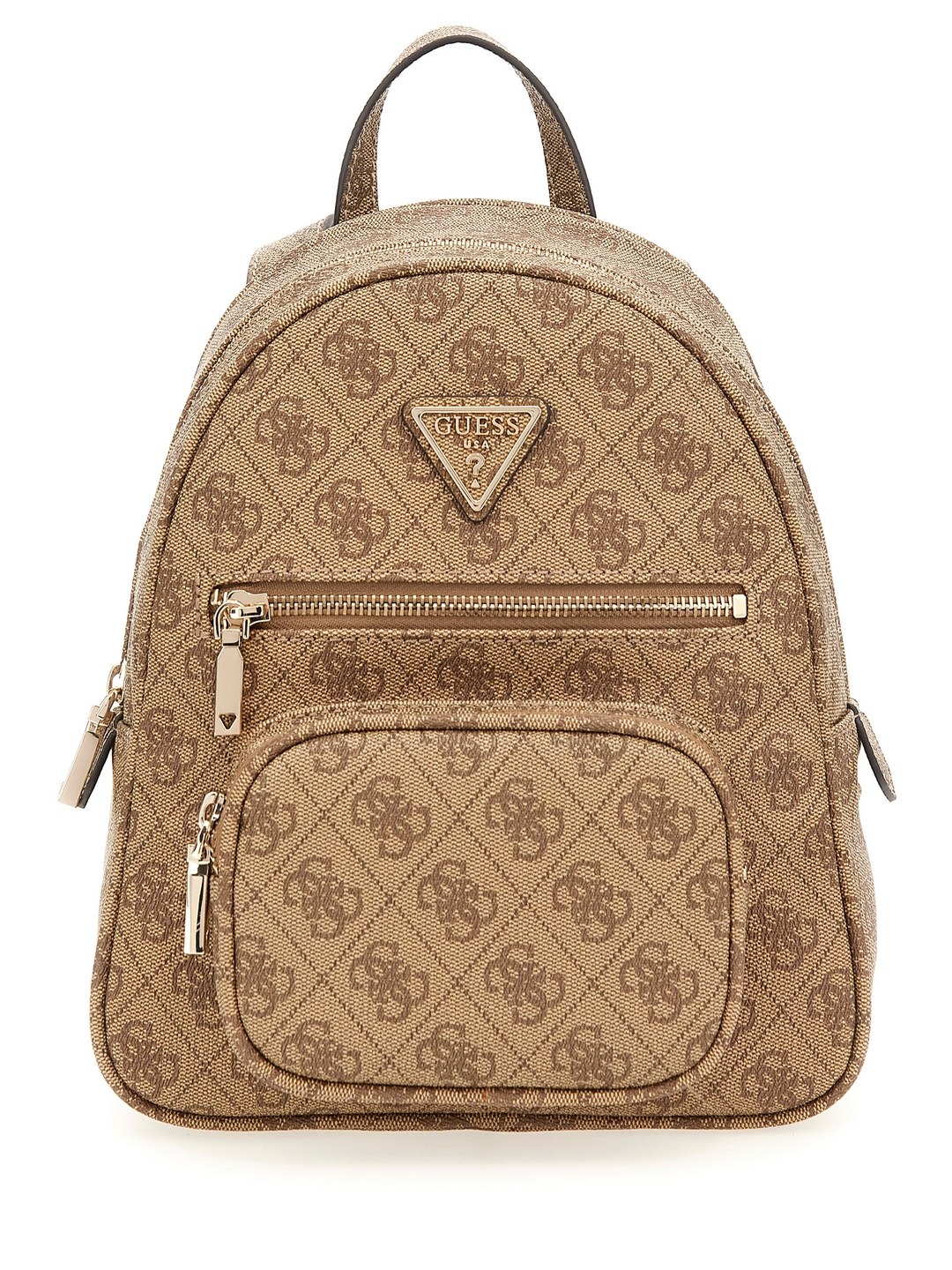 Guess Latte Logo Geometric Eco Elements Small Backpack