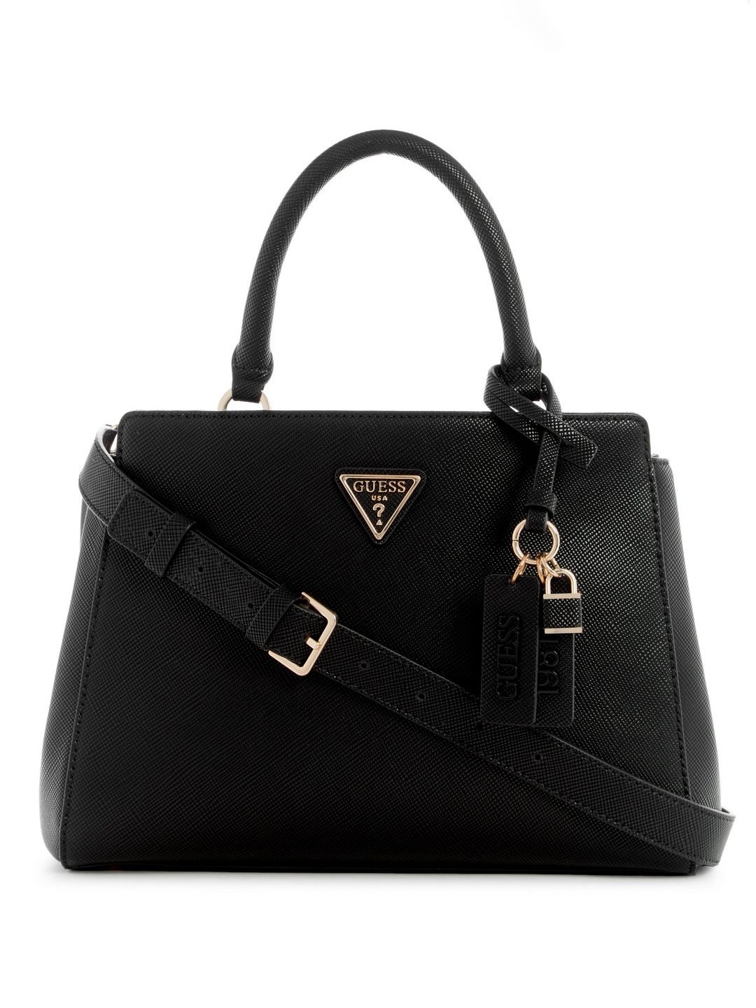 Black Solid Eco Elements Girlfriend Satchel Bag