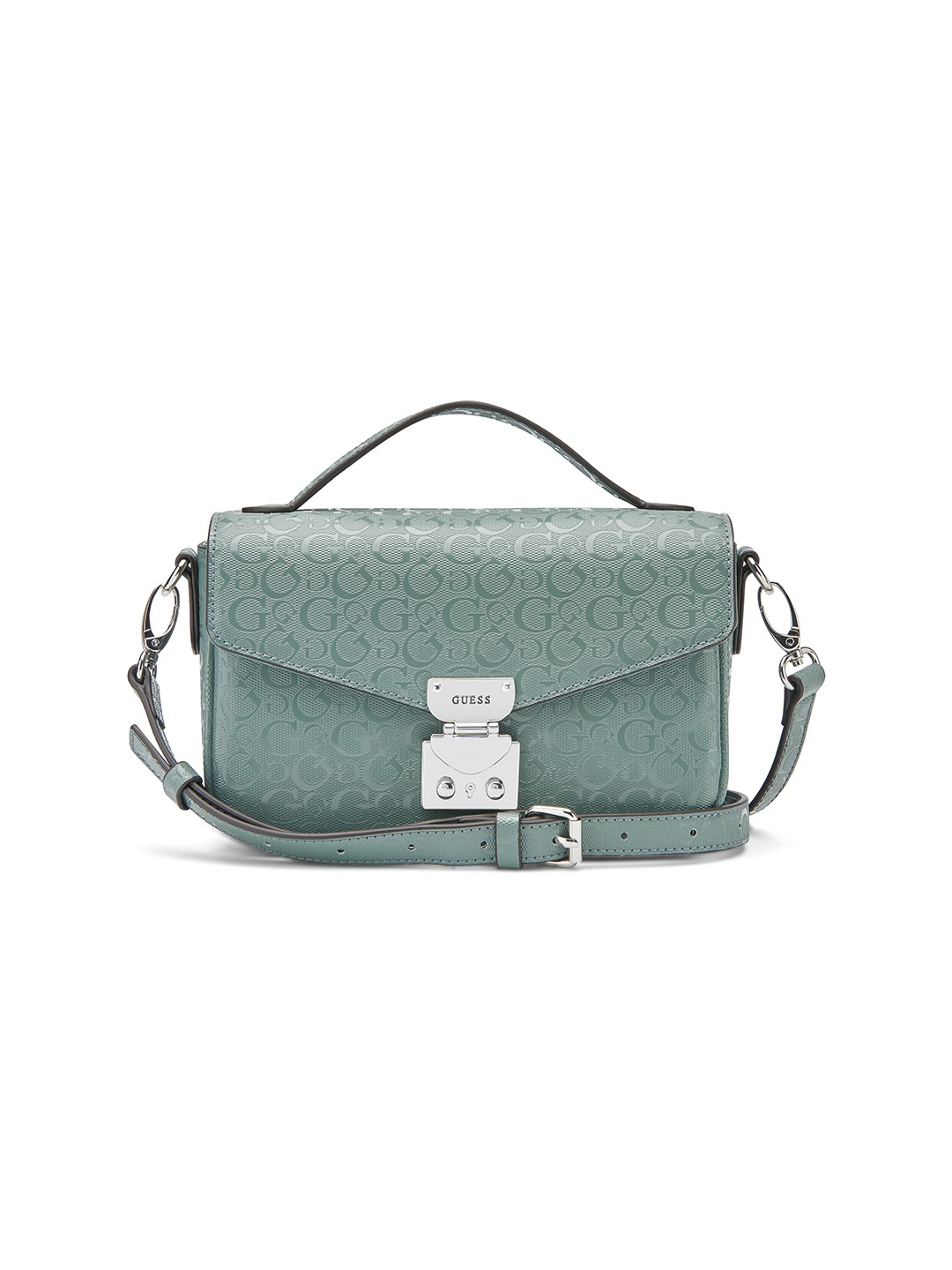 Green Tea Printed Elaina Crossbody Bag