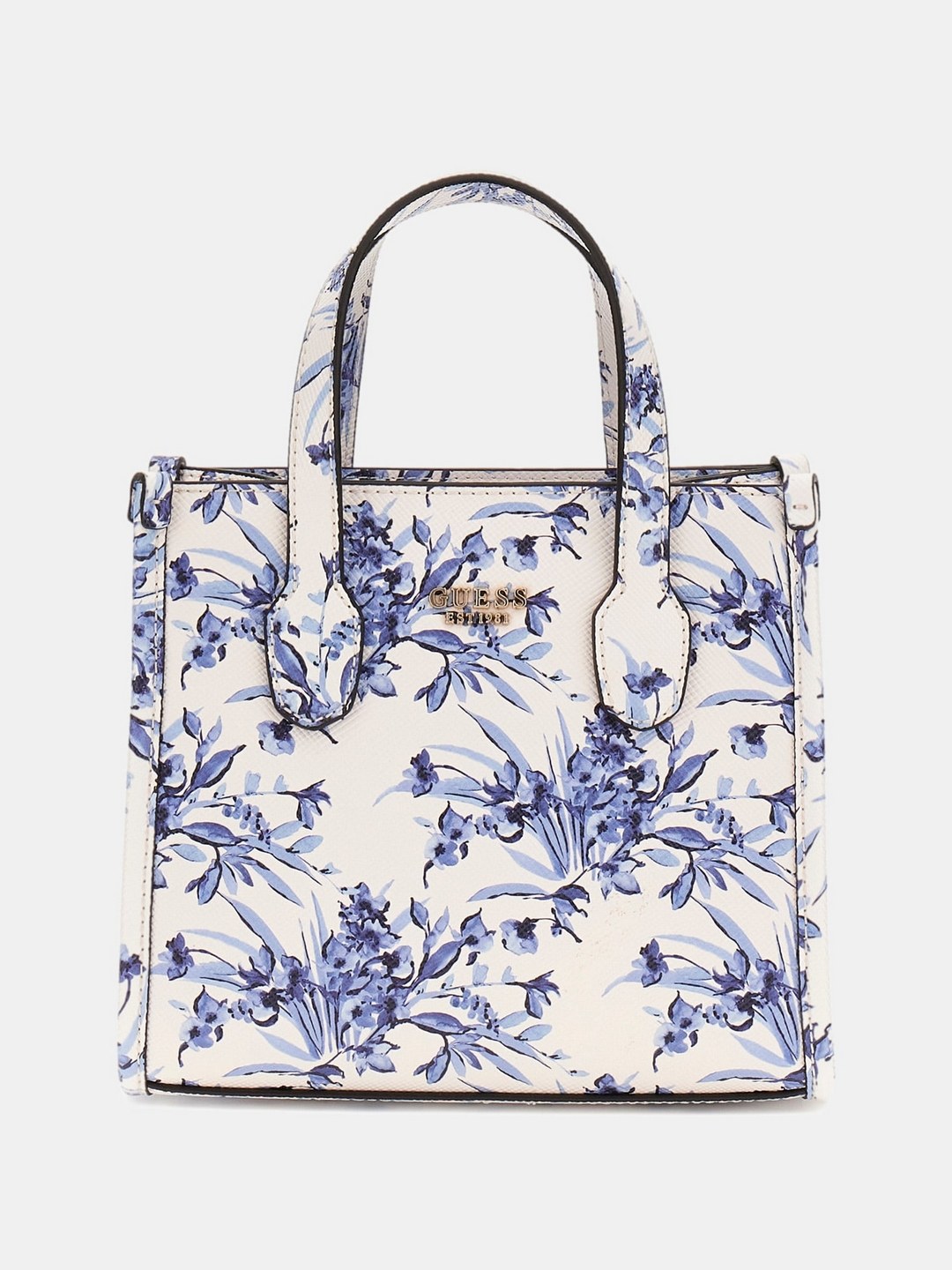 Guess Floral Multi Printed Silvana Mini Shoulder Bag