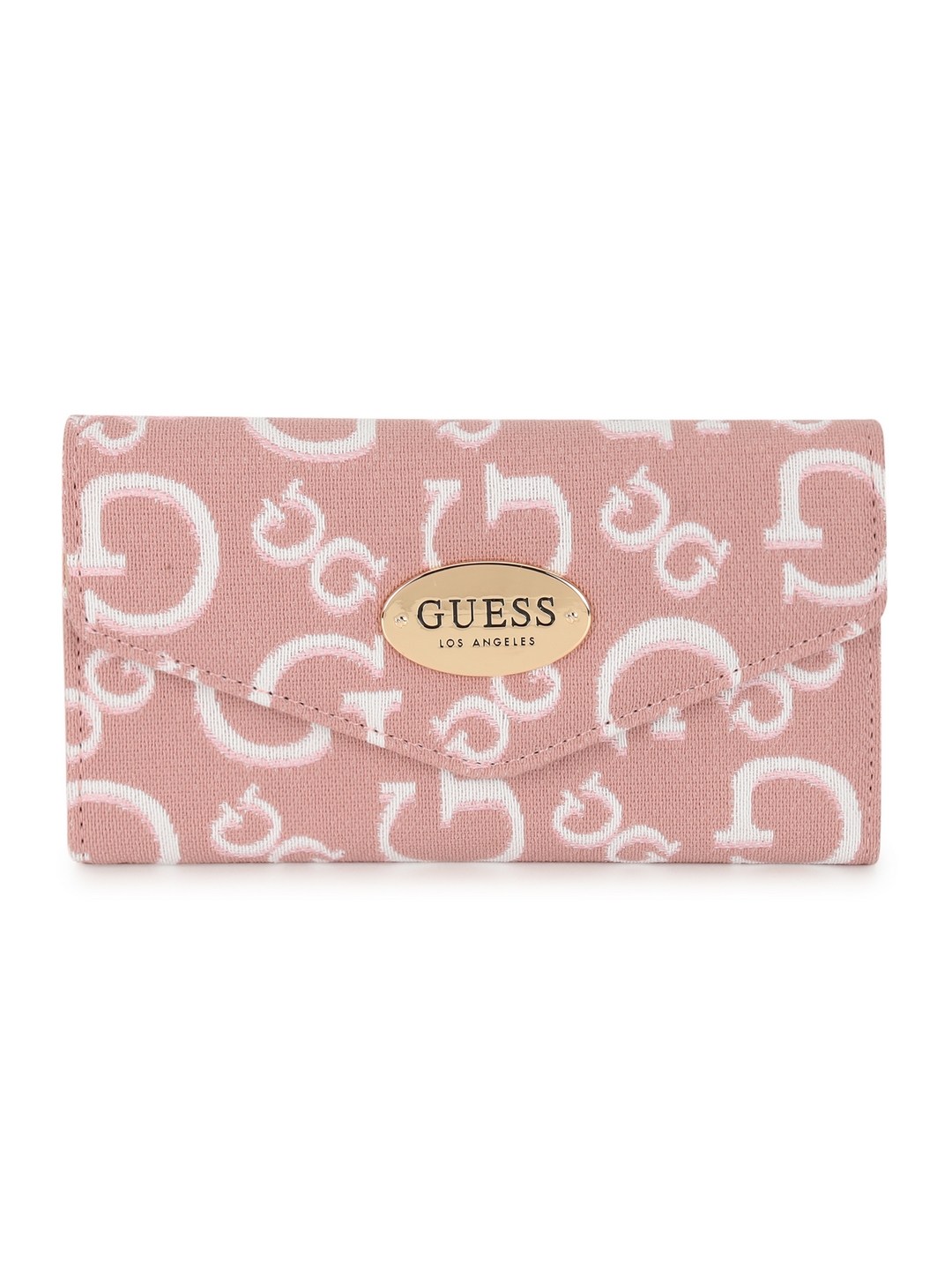 Guess Women Pink Printed Wallet
